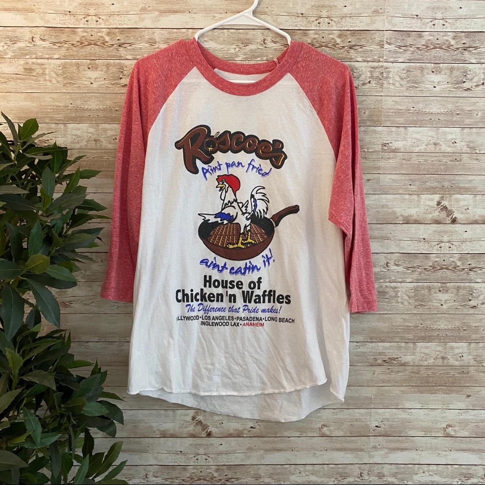 Roscoes House of Chicken and Waffles Baseball Tee